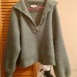 Green Sezane Sweater